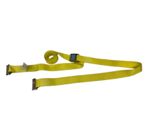 Load image into Gallery viewer, 2" x 12' Yellow Interior Van Strap Cam Buckle Assembly with E-Track Fitting