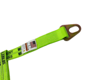 Load image into Gallery viewer, 2" Diamond Weave Basket Wheel Lift Straps with Flat D Ring  (Single)