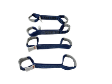 Load image into Gallery viewer, 8 Point Blue Strap Kit 14' for Rollback/Flatbed Tie Downs with 12" Chain Tail
