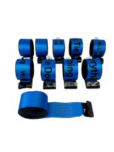 Load image into Gallery viewer, 4" x 30' Winch Straps with Flat Hook | 10 Pack | 5,400lb WLL