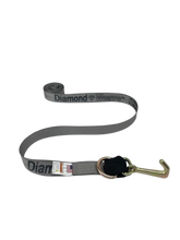 Load image into Gallery viewer, 2" x 10' Diamond Weave Wheel Lift Strap w/ Mini J, D-Ring & Cordura Sleeve (SINGLE)