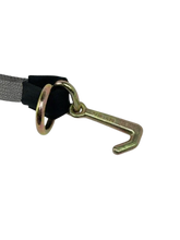 Load image into Gallery viewer, 2" x 10' Diamond Weave Wheel Lift Strap w/ Mini J, D-Ring & Cordura Sleeve (SINGLE)