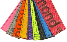 Load image into Gallery viewer, 2" x 10' Diamond Weave Wheel Lift Strap w/ Mini J, D-Ring & Cordura Sleeve (SINGLE)