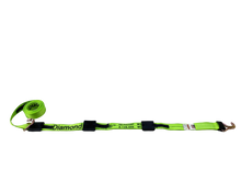 Load image into Gallery viewer, 12 Feet Diamond Weave Replacement Wheel Strap with Rubber Cleats (Wire Hook)