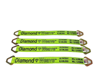 Load image into Gallery viewer, 24" Three-ply Axle Strap in Diamond Weave for Car Hauler & Towing | Pack of 4