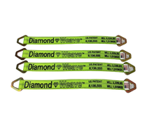 Load image into Gallery viewer, 24" Three-ply Axle Strap in Diamond Weave for Car Hauler & Towing | Pack of 4