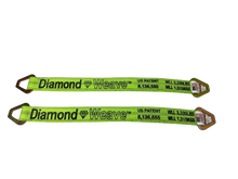 Load image into Gallery viewer, 24" Three-ply Axle Strap in Diamond Weave for Car Hauler & Towing | Pack of 2