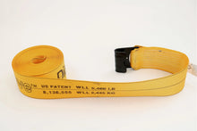 Load image into Gallery viewer, 4" x 40' Diamond Weave Winch Strap with Flat Hook (single)
