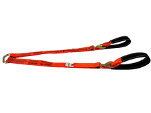 Load image into Gallery viewer, 2" x 56" V Strap Bridle Diamond Weave with Flat Snap Hooks and Loops