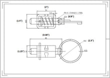 Load image into Gallery viewer, Short Weld-on Spring Lock with 5/8" Pin