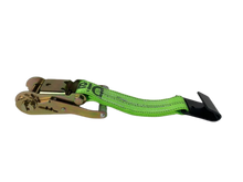 Load image into Gallery viewer, 2" Diamond Weave Ratchet with Flat Hook