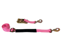 Load image into Gallery viewer, 2" x 10' Diamond Weave Twisted Snap Hook Combo Axle Strap