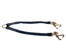 Load image into Gallery viewer, 2" x 36" V Strap Bridle Diamond Weave With Forged RTJ Frame Hooks