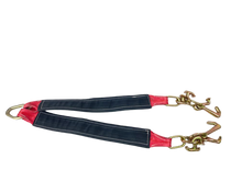 Load image into Gallery viewer, 3" x 36" V Strap Bridle with RTJ Frame Cluster Hooks