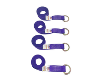 Load image into Gallery viewer, 2" x 8' Diamond Weave Lasso Wheel Lift Strap With D Ring (4 Pack)