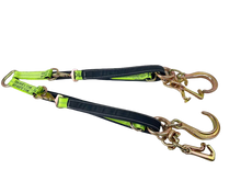 Load image into Gallery viewer, Multi-Bridle | Snap Hook | 8" J Hooks | RTJ Cluster Hooks | Fully Reinforced | Diamond Weave