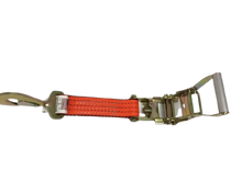 Load image into Gallery viewer, Combo Axle Strap w/ Ratchet & Twisted Snap Hook Short End | Pack of 2