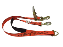 Load image into Gallery viewer, 2" x 8' Ratchet Axle Strap Assembly with Twisted Snap Hook | Pack of 4
