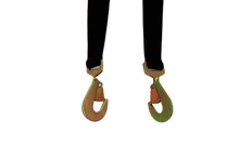 Load image into Gallery viewer, 2" x 56" V Strap Bridle Diamond Weave with Twisted Snap Hooks & Delta Rings