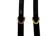 Load image into Gallery viewer, 2" x 56" V Strap Bridle Diamond Weave with Twisted Snap Hooks & Delta Rings