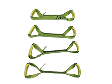 Load image into Gallery viewer, 8 Point Heavy Duty TECNIC Strap Kit 14' for Rollback/Flatbed Tie Downs with 12" Chain Tail