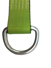 Load image into Gallery viewer, 2" x 8' inch Auto Hauler Lasso Straps with D-Rings Heavy Duty TECNIC Transport Webbing | Pack of 4