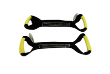 Load image into Gallery viewer, 2 Pack DIAMOND WEAVE Dog Bones for Rollback/Flatbed Wrecker Straps