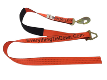 Load image into Gallery viewer, 2" x 8' Ratchet Axle Strap Assembly with Twisted Snap Hook | Pack of 2