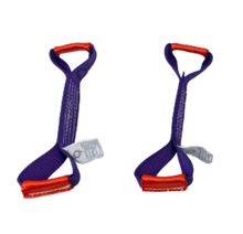 Load image into Gallery viewer, 2 Pack DIAMOND WEAVE Dog Bones for Rollback/Flatbed Wrecker Straps