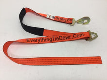 Load image into Gallery viewer, 2" x 8' Ratchet Axle Strap Assembly with Twisted Snap Hook