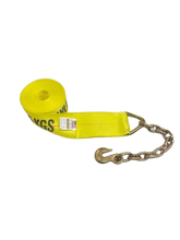 Load image into Gallery viewer, 4" x 30' Winch Strap with Chain End