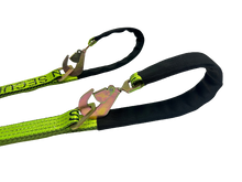 Load image into Gallery viewer, 56" HiViz Tecnic V Strap Bridle With Twisted Snap Hook & Delta Rings