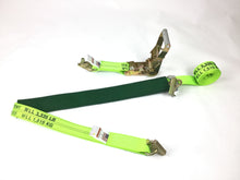 Load image into Gallery viewer, 2" x 11' DIAMOND WEAVE 3 POINT Ratchet Wheel Strap With 2' Low Profile Grip Sleeve (Heavy Duty O-Ring E TRACK Fitting) | 4 Pack