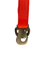 Load image into Gallery viewer, 2" x 8' Diamond Weave Wheel Lift Strap w/ Flat Snap Hook, D-Ring & Cordura Sleeve (SINGLE)