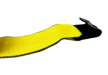 Load image into Gallery viewer, 4" x 30' Winch Straps with Flat Hook | 10 Pack | 5,400lb WLL