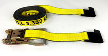 Load image into Gallery viewer, 2" x 27' Ratchet Strap with Flat Hook | 3,333lb WLL
