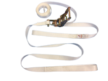 Load image into Gallery viewer, Ratchet Straps to Anchor Tents (1" x 15' Loop Ends) Pack of 8