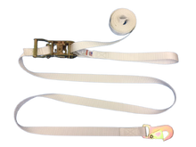 Load image into Gallery viewer, Ratchet Straps to Anchor Tents (1" x 14' Snap Hook & Loop Ends) 8 PACK