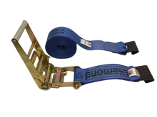 Load image into Gallery viewer, 4" x 30' DIAMOND WEAVE Ratchet Assembly with Flat Hook