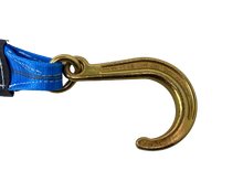 Load image into Gallery viewer, 3" x 30" V Strap Bridle with 8" Forged J Hook