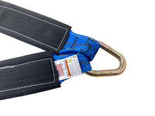 Load image into Gallery viewer, 3" x 30" V Strap Bridle with 8" Forged J Hook