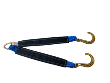 Load image into Gallery viewer, 3" x 30" V Strap Bridle with 8" Forged J Hook