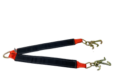 Load image into Gallery viewer, 3" x 36" V Strap Bridle with RTJ Frame Cluster Hooks