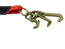 Load image into Gallery viewer, 3" x 36" V Strap Bridle with RTJ Frame Cluster Hooks