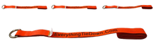 Load image into Gallery viewer, 2" x 8' Orange ETD Tecnic Webbing Lasso Strap (4 Pack)