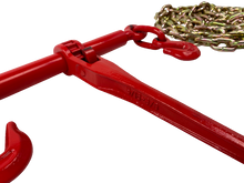 Load image into Gallery viewer, 3/8 x 20' grade 70 Binder Chain with 2 clevis grab hook and 5/16 - 3/8 Ratchet Load Binder KIT