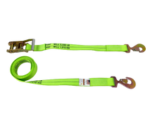 Load image into Gallery viewer, 2" x 13' Gas Cylinder Ratchet Strap Assembly w/ Flat Snap Hook HVDW
