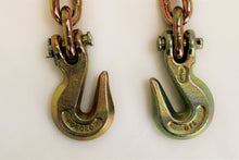 Load image into Gallery viewer, 3/8" x 10' G70 Heavy Equipment Chains with Grab and Grab (4 PACK)