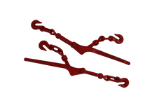 Load image into Gallery viewer, 5/16" X 10' G70 Chains (2) and Chain Binders - Load Binders (2)