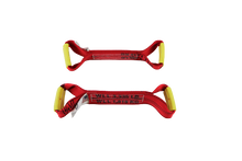 Load image into Gallery viewer, 2 Pack DIAMOND WEAVE Dog Bones for Rollback/Flatbed Wrecker Straps